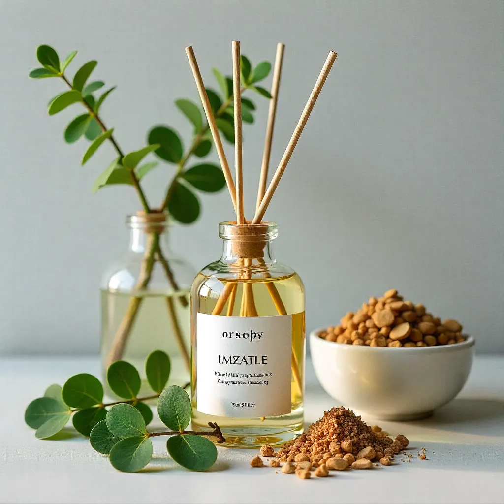 Collection of dried aromatic plants and herbs